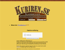 Tablet Screenshot of kuriren.se