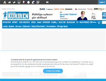 Tablet Screenshot of m.kuriren.nu